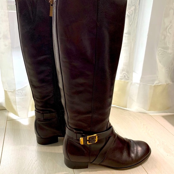 Louise Et Cie Lo-Lienz Tall Brown Riding Boots size 9M/39 - Picture 3 of 16